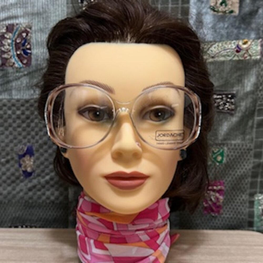 1980s New Dead Stock, Over-sized Drop Arm Demo Frames - Dapple Brown by Jordache